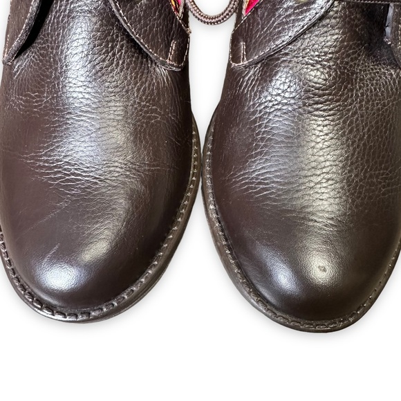 Killasumaq Mister Stenholm Dark Brown Leather Booties Serape Fabric Size EU 39 - Picture 14 of 17